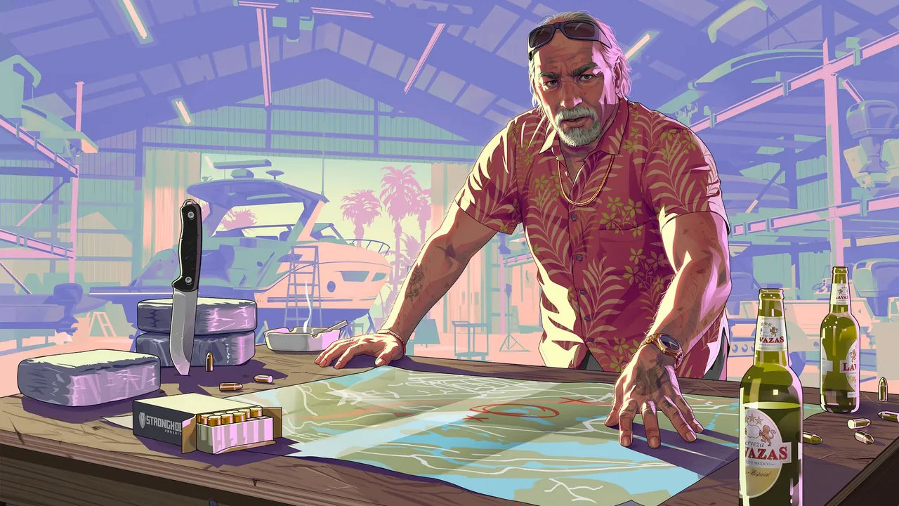 Brian Heder, artwork officiel publié par Rockstar Games