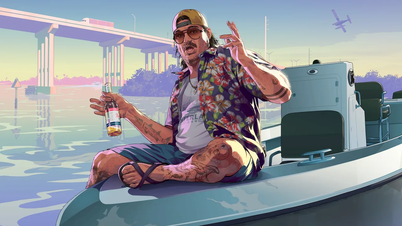 Cal Hampton, artwork officiel publié par Rockstar Games