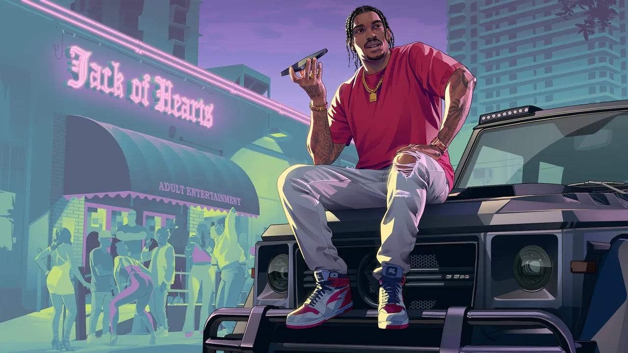 Dre'Quan Priest, artwork officiel publié par Rockstar Games